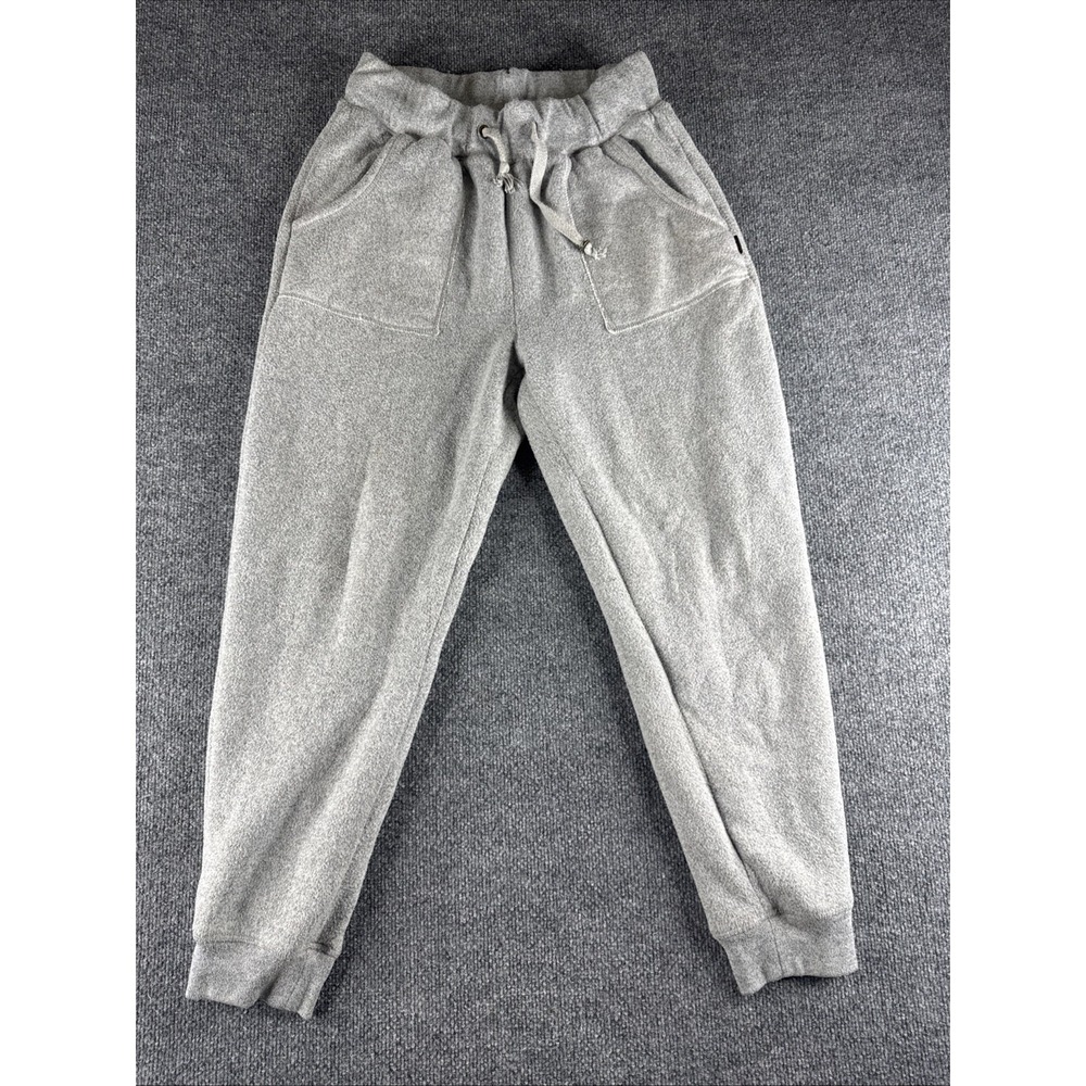 AVALANCHE Men's Heather Gray Thick Fleece Lined Drawstring Jogger Pants Sz L